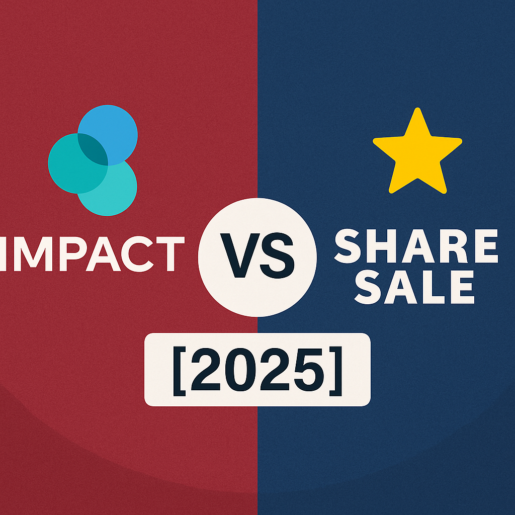 Read more about the article Impact vs ShareAsale 2025 – Which is the Best For Affiliate Marketing ? 