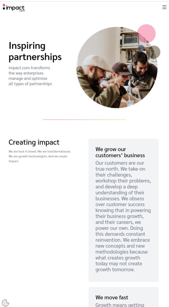 impact affiliate program